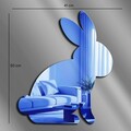 Oglinda decorativa, EAS001BLUE, Partea de jos: 100% EVA (Grosime: 10 mm, Albastru