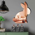 Oglinda decorativa, EAS001ROSEGOLD, Partea de jos: 100% EVA (Grosime: 10 mm, Auriu roz