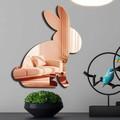 Oglinda decorativa, EAS001ROSEGOLD, Partea de jos: 100% EVA (Grosime: 10 mm, Auriu roz