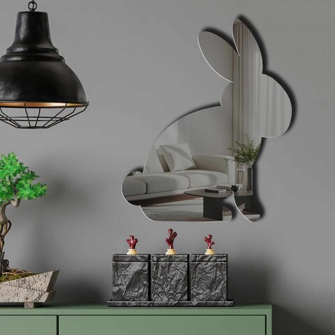 Oglinda decorativa, EAS001SMOKED, Partea de jos: 100% EVA (Grosime: 10 mm, Afumat