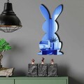 Oglinda decorativa, EAS005BLUE, Partea de jos: 100% EVA (Grosime: 10 mm, Albastru