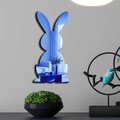 Oglinda decorativa, EAS005BLUE, Partea de jos: 100% EVA (Grosime: 10 mm, Albastru