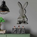 Oglinda decorativa, EAS005SMOKED, Partea de jos: 100% EVA (Grosime: 10 mm, Afumat