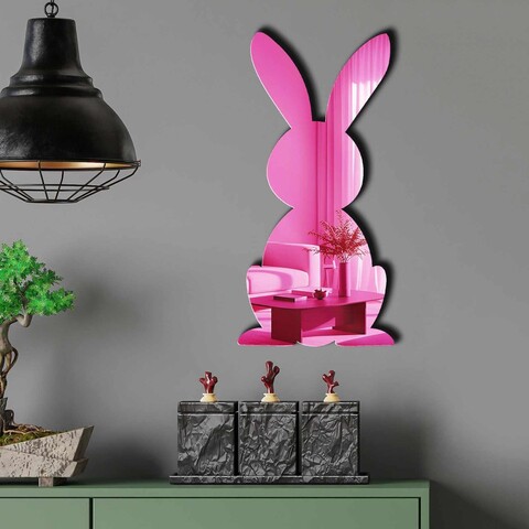 Oglinda decorativa, EAS005PINK, Partea de jos: 100% EVA (Grosime: 10 mm, Roz