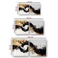 Set 2 tablouri decorative, ASR_CNV2-6 50x50, Lemn, Multicolor