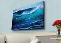 Tablou decorativ cu lumina LED, 4570HDACT-016, Dimensiune: 45 x 70 cm, Multicolor
