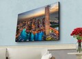 Tablou decorativ cu lumina LED, 4570HDACT-082, Dimensiune: 45 x 70 cm, Multicolor