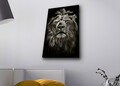Tablou decorativ cu lumina LED, 4570MDACT-058, Dimensiune: 45 x 70 cm, Multicolor