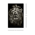 Tablou decorativ cu lumina LED, 4570MDACT-058, Dimensiune: 45 x 70 cm, Multicolor