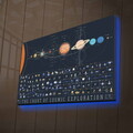 Tablou decorativ cu lumina LED, NASA-010, Dimensiune: 45 x 70 cm, Multicolor