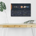 Tablou decorativ cu lumina LED, NASA-010, Dimensiune: 45 x 70 cm, Multicolor