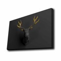 Tablou decorativ cu lumina LED, 4570KTLGDACT, Dimensiune: 45 x 70 cm, Multicolor