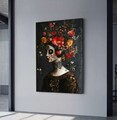 Tablou decorativ, YNS-1002-45 x 70, Lemn, Multicolor