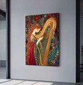 Tablou decorativ, YNS-1044-45 x 70, Lemn, Multicolor