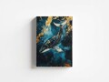 Tablou decorativ, YNS-1004-80 x 120, Lemn, Multicolor