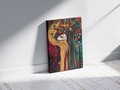 Tablou decorativ, YNS-1047-80 x 120, Lemn, Multicolor