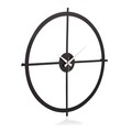 Ceas de perete, Nuvola, Diametru: 50 cm, Negru