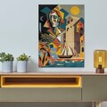 Tablou decorativ, CAM3691, 50 x 70 cm, Multicolor