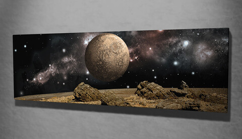 Tablou decorativ, PC038, 30 x 80 cm, Multicolor