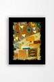 Tablou decorativ, SC0139, Cadru: 100% LEMN (grosime: 3 cm), Multicolor