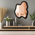 Oglinda decorativa, Ozgl505, Partea de jos: 100% EVA (Grosime: 10 mm, Auriu roz
