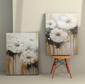 Set 2 tablouri decorative, 2KNV4239, Lemn, Multicolor