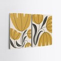 Set 2 tablouri decorative, 2KNV4317, Lemn, Multicolor