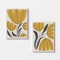 Set 2 tablouri decorative, 2KNV4317, Lemn, Multicolor