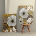 Set 2 tablouri decorative, 2KNV4324, Lemn, Multicolor
