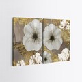 Set 2 tablouri decorative, 2KNV4324, Lemn, Multicolor