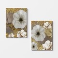 Set 2 tablouri decorative, 2KNV4324, Lemn, Multicolor