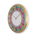 Ceas de perete decorativ, Hisar Classy, Dimensiune: 40 x 40 cm, Multicolor