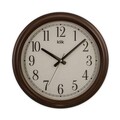 Ceas de perete decorativ, Beta, Dimensiune: 38 x 38 cm, Maro