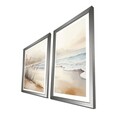 Set 2 tablouri decorative, 2Pantct-006, Cadru: 100% LEMN (Grosime: 1,9 cm), Multicolor