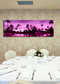 Tablou decorativ cu lumina LED, 3090İACT-6, 30 x 90 cm, Multicolor