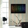 Tablou decorativ cu lumina LED, 4570İACT-37, Dimensiune: 45 x 70 cm, Multicolor