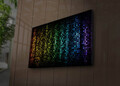 Tablou decorativ cu lumina LED, 4570İACT-37, Dimensiune: 45 x 70 cm, Multicolor