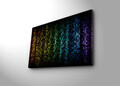 Tablou decorativ cu lumina LED, 4570İACT-37, Dimensiune: 45 x 70 cm, Multicolor