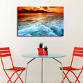 Tablou decorativ cu lumina LED, 4570İACT-45, Dimensiune: 45 x 70 cm, Multicolor