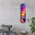 Tablou decorativ, Miami 2, Dimensiune: 20 x 80 cm, Multicolor