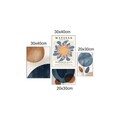 Set 4 tablouri decorative, Mdf, Imprimare digitala, Multicolor