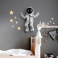 Decoratiune de perete, Cosmonaut 7, Lățime: 35 cm Înălțime: 47 cm Adâncime: 10 cm, Multicolor