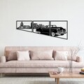 Decoratiune de perete, Oldies Trio B, Grosime: 1,5 mm, Negru