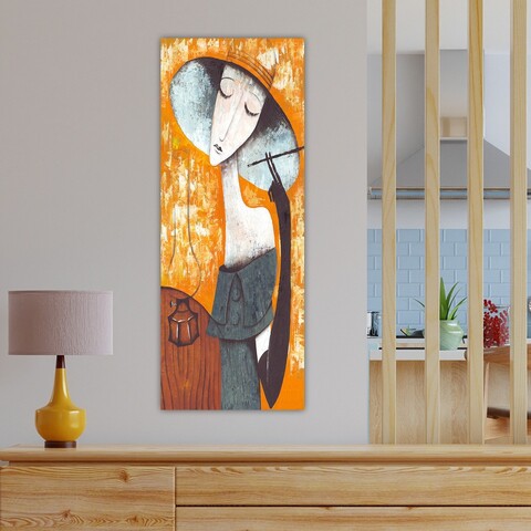 Tablou decorativ, DKY21398527_3080, 30 x 80 cm, Multicolor
