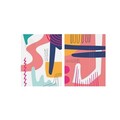 Set 2 tablouri decorative, Mp2-00108, Imprimare digitala, Multicolor