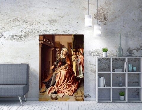 Tablou decorativ, WY308 (50 x 70), Canvas imprimat, Multicolor