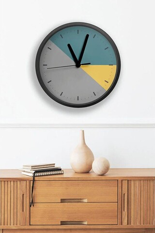 Ceas de perete, Artavessa3Dclock4, Dimensiuni: 36 x 36 x 1 cm, Multicolor