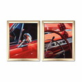 Set 2 tablouri decorative, 2ACT-005, Cadru: 100% PVC (Grosime: 20 mm), Multicolor