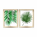 Set 2 tablouri decorative, 2ACT-008, Cadru: 100% PVC (Grosime: 20 mm), Multicolor