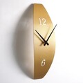 Ceas de perete, APS137MAA, Dimensiune: 15 x 46 cm, Auriu